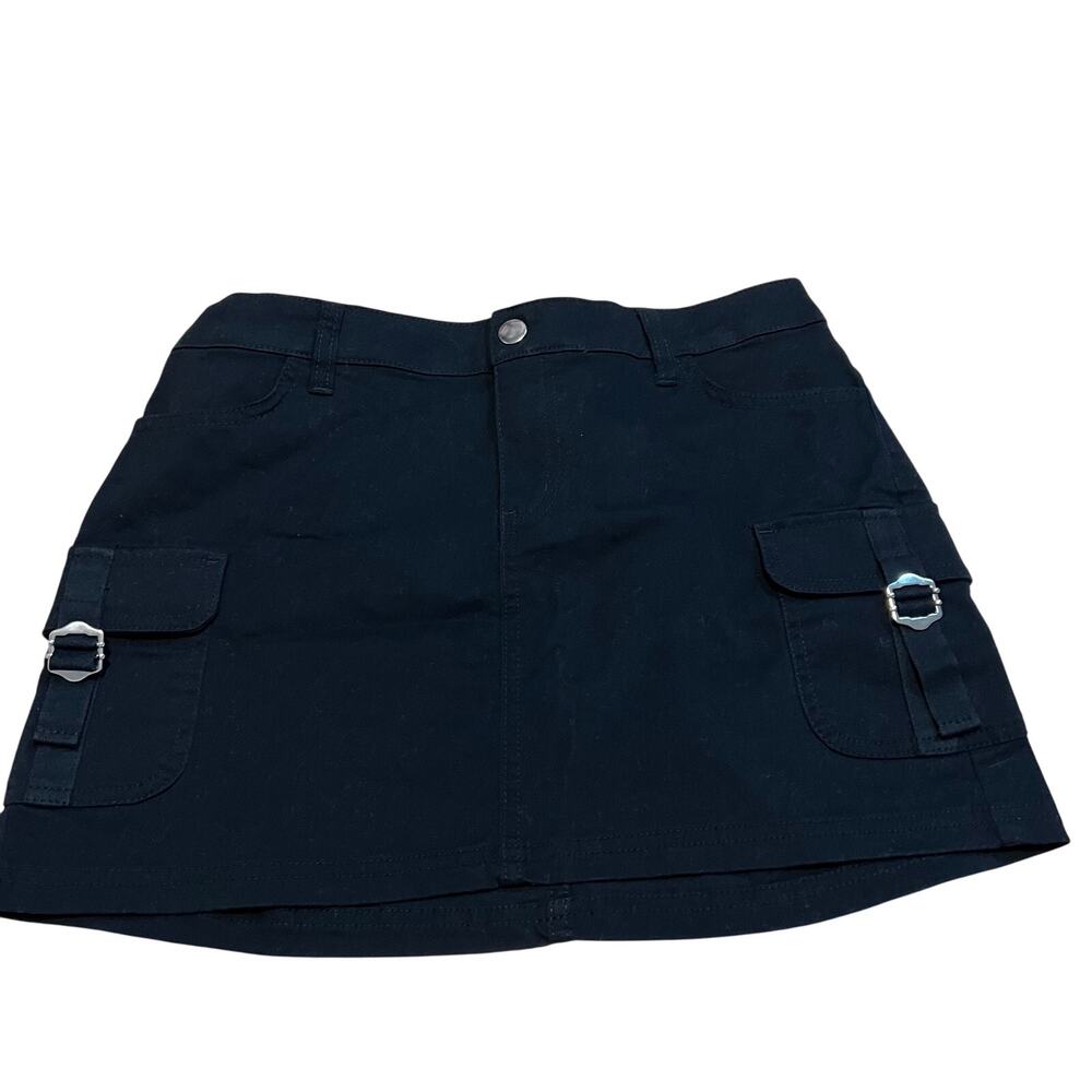 Wild Fable Women's Black Mid-Rise Chino Cargo Mini Skirt - Size 4 - NWT